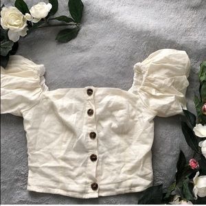 Fashion nova buttoned up top